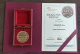 Brązowy medal - Serek czekoladowy – w kategorii Serek na deser.