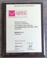 Przedsiębiorstwo Fair Play 2019
