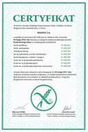 Certyfikat Bezglutenowości